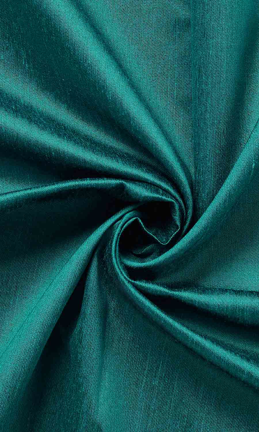 Faux Silk Home Décor Fabric Sample (Turquoise Blue)