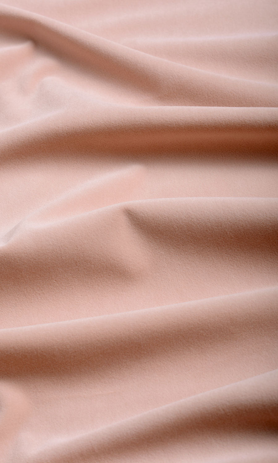 Velvet Any Size Style Roman Blinds (Blush Pink)