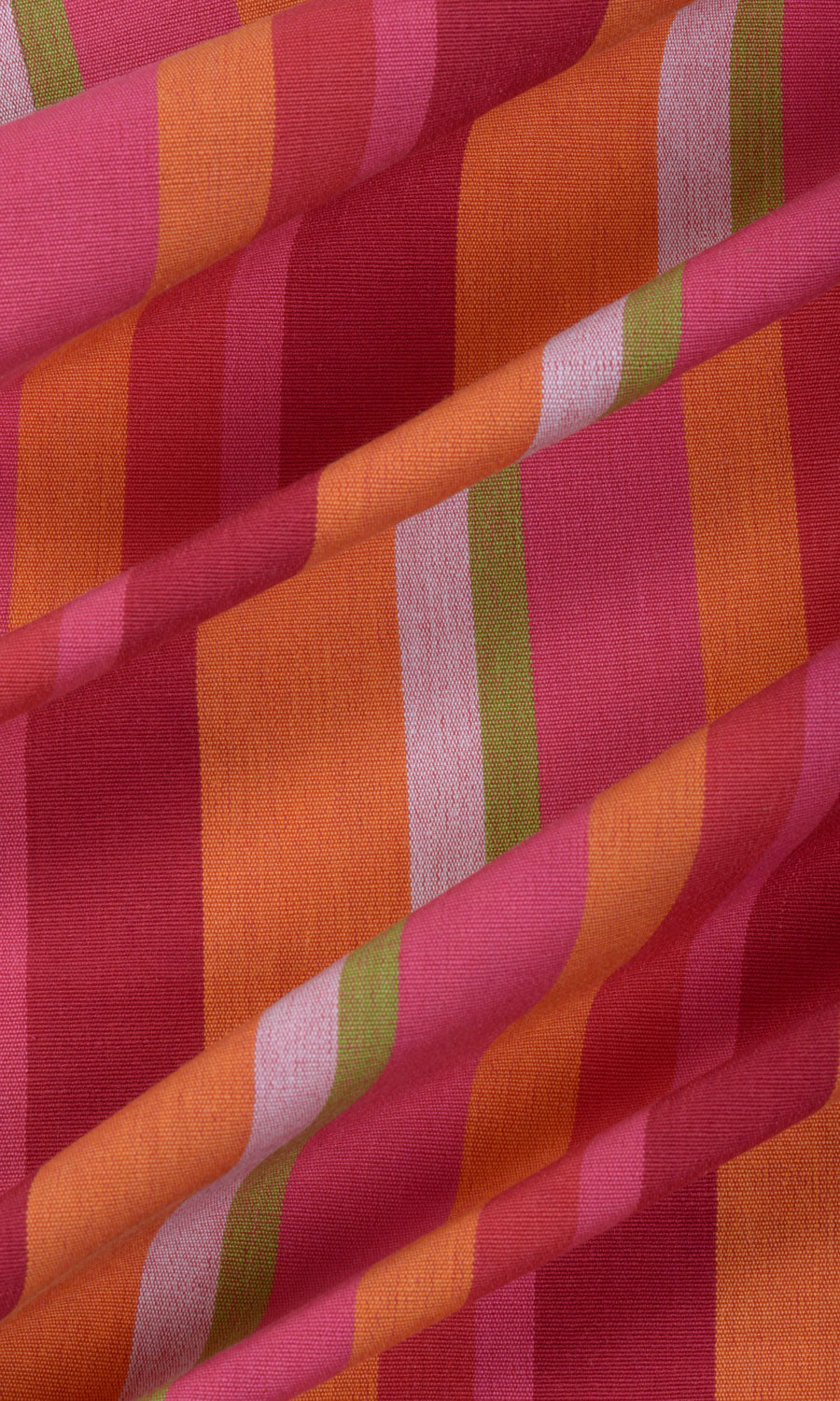 Cotton Home Textile Fabric Material Sample (Orange/ Pink)