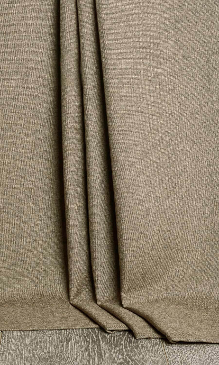 Blackout Fabric By the Metre for Roman Blinds & Shades (Brown/ Warm Grey)