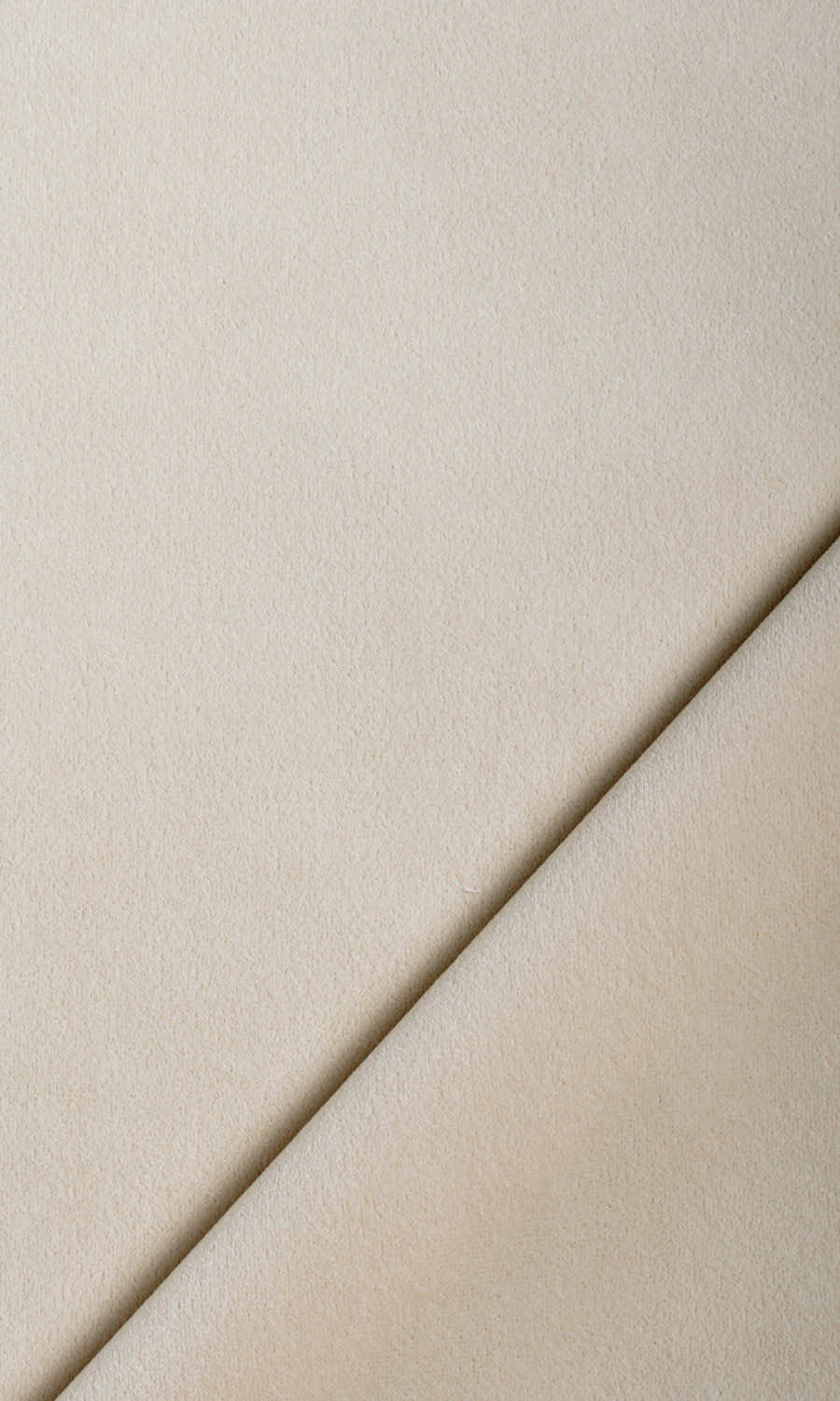 Velvet Free Fabric Material Sample (Pale Beige)