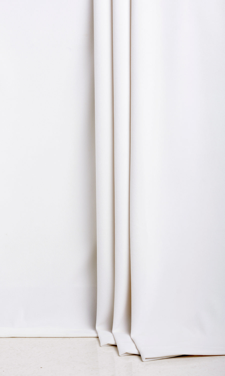 Velvet Roman Shades (White) Extra Long Short Wide