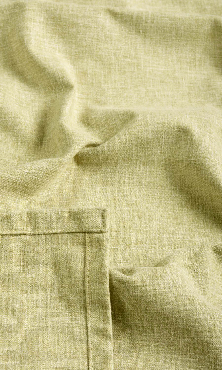 Poly-Cotton Fabric Sample for Roman Blinds & Shades (Pale Olive)