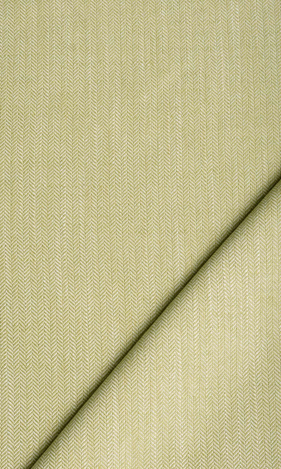 Herringbone Textured Free Fabric Material Sample (Green)