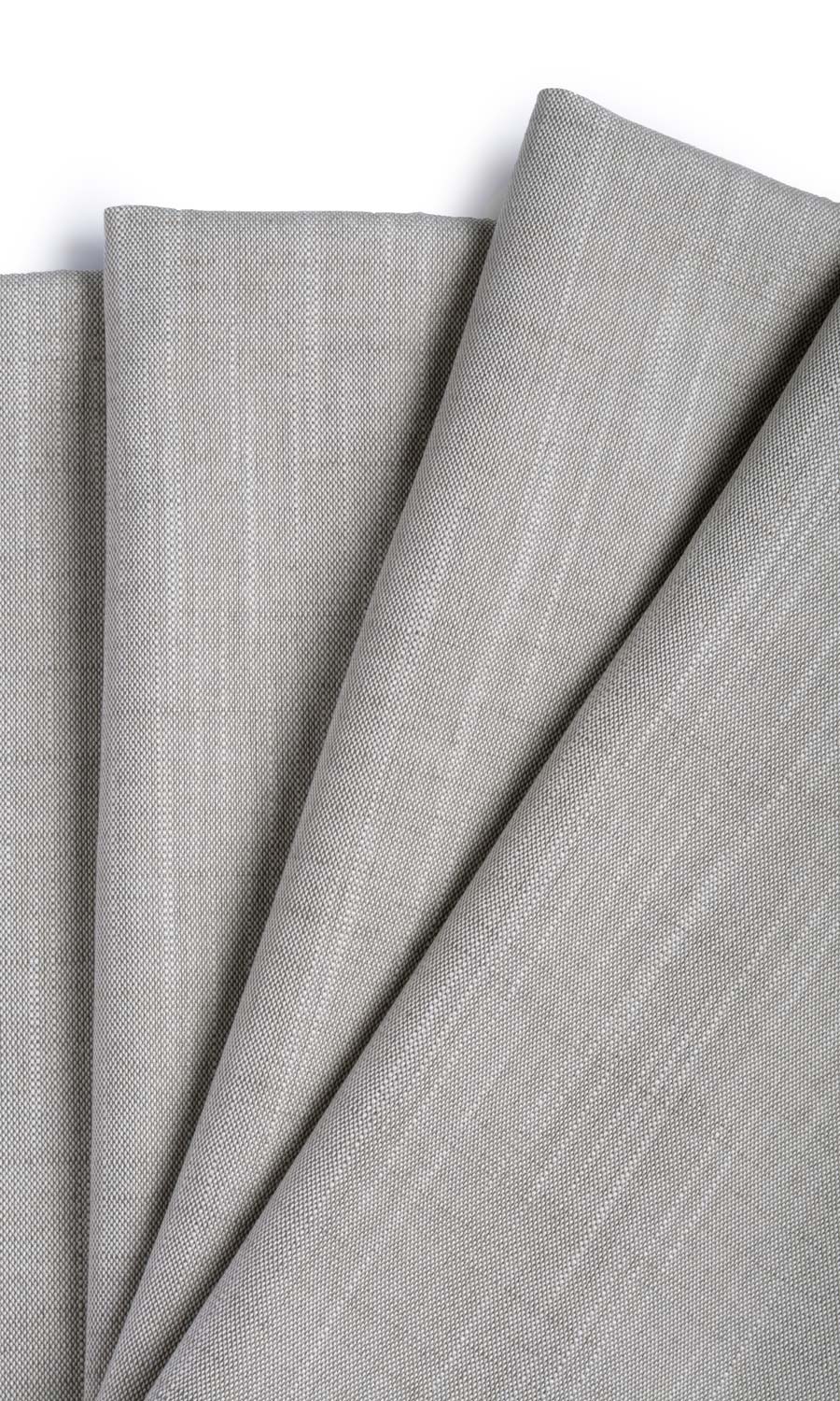 Plain Linen Texture Flat, Plain, Fake, Faux, European Relaxed Roman Blinds (Warm Grey)