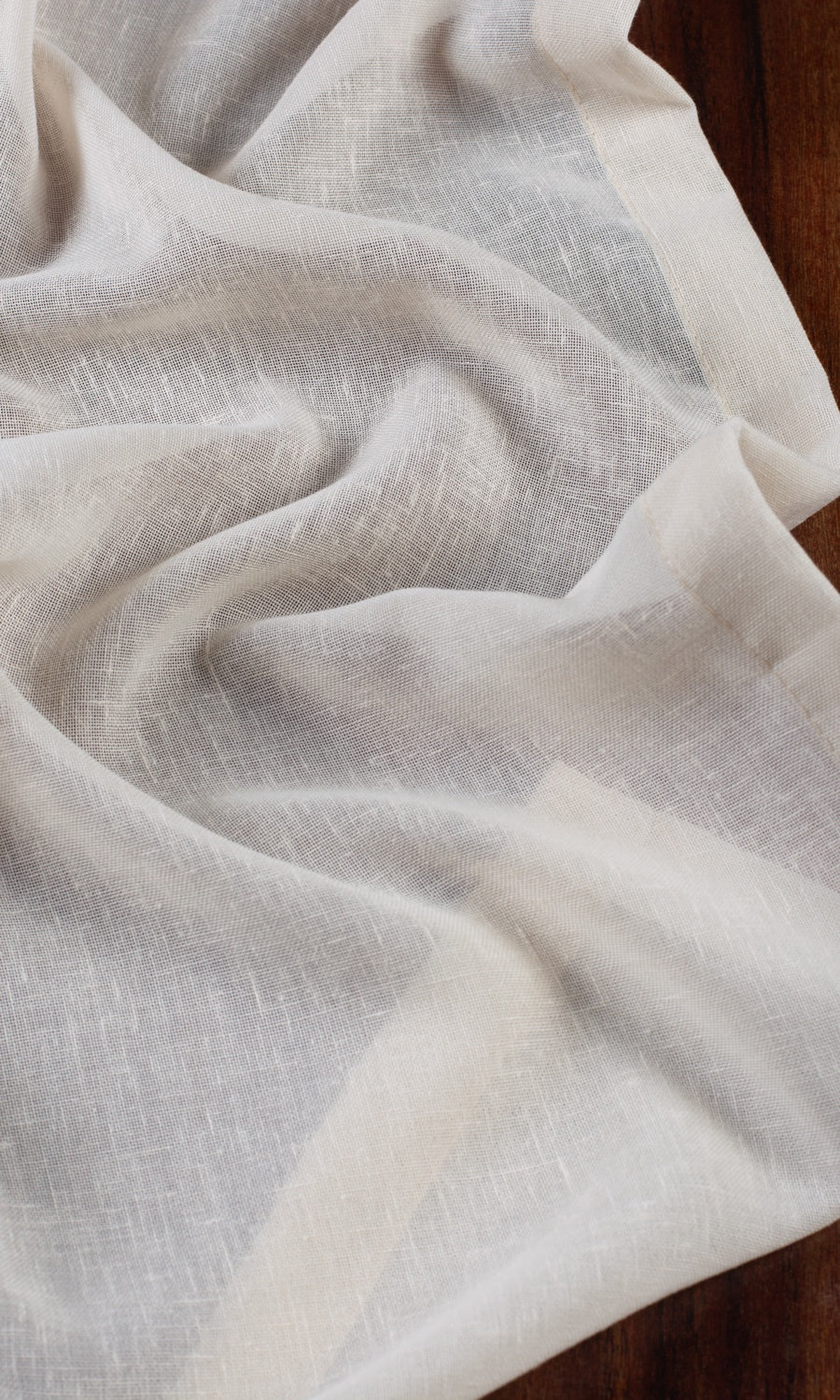Plain Sheer Roman Blinds & Window Shades (Warm Ivory/ Pale Beige)