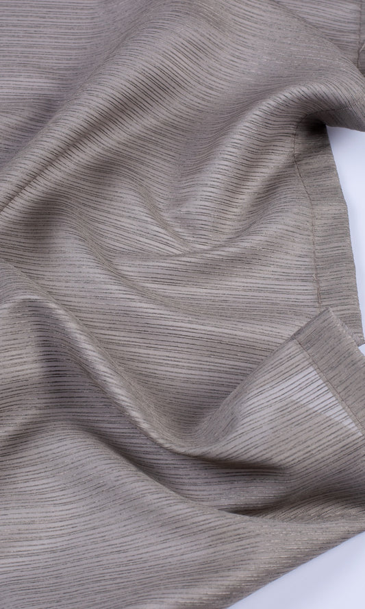Striped Sheer Blinds (Coffee Brown)