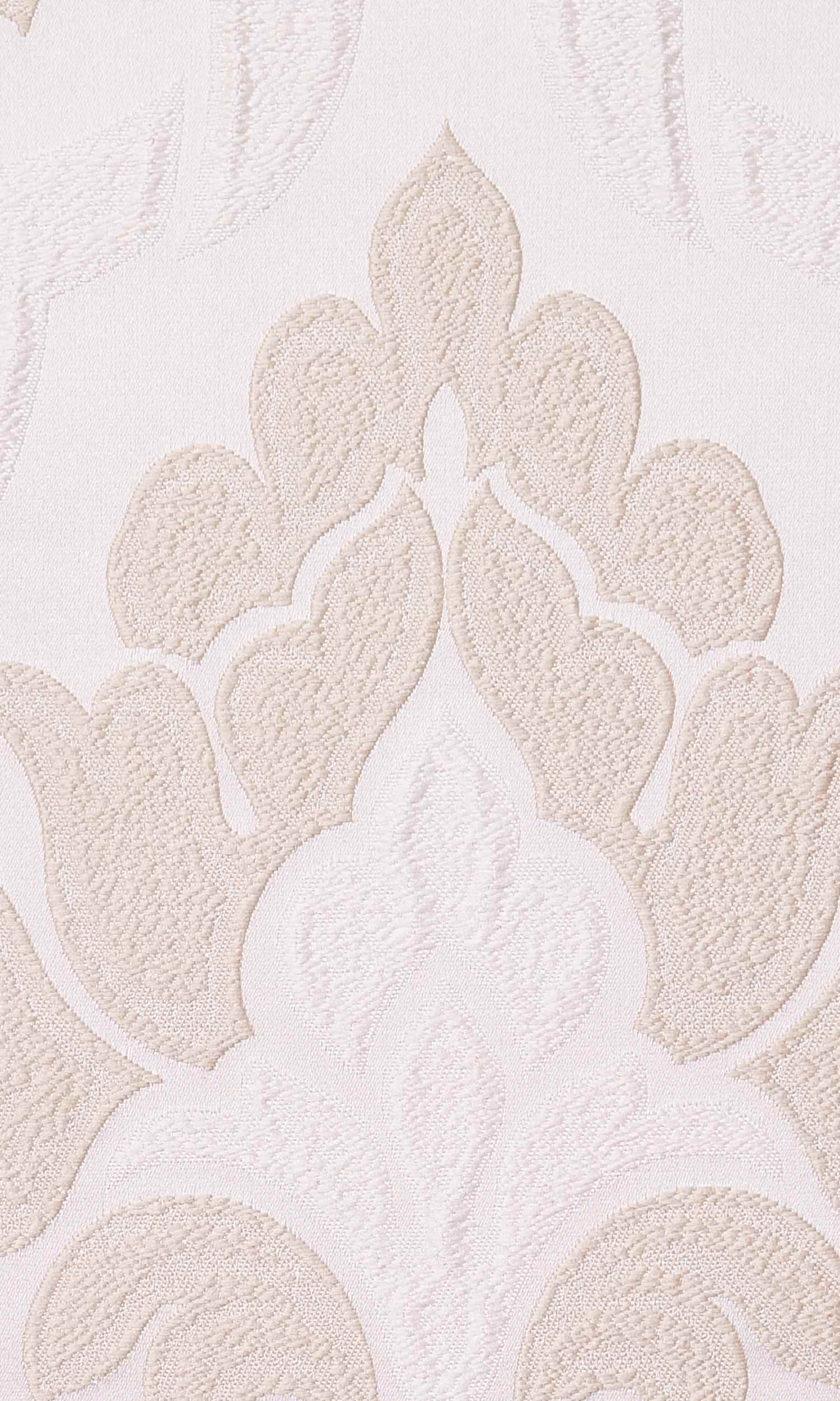 Self-Patterned Damask Home Textile Fabric Material By the Metre (Beige/ Cream)