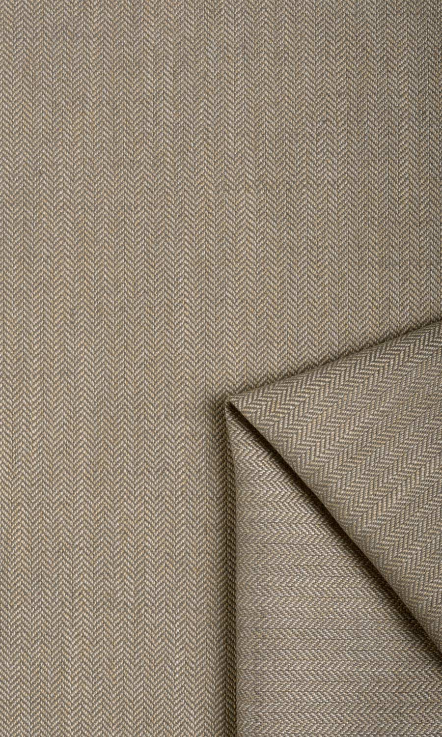 Herringbone Textured Free Fabric Material Sample (Mocha Brown)