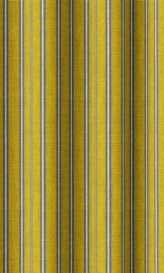Striped Home Décor Fabric By the Metre (Sunflower Yellow)