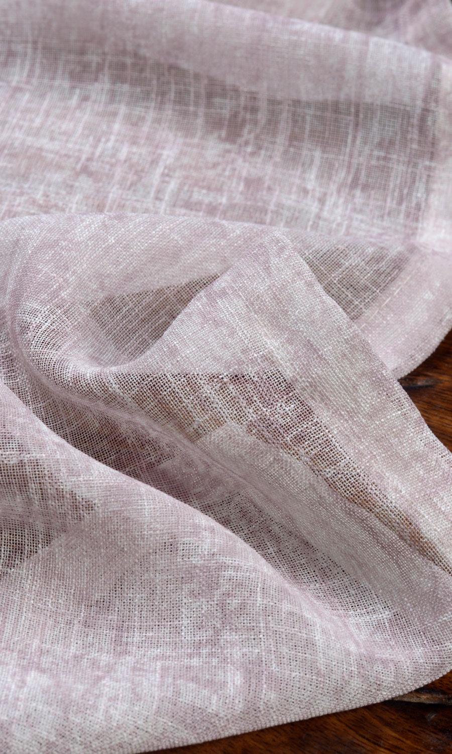 Textured Sheer Blinds (Pale Pink)