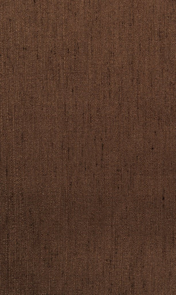 Silk Blend Home Textile Fabric Material By the Metre (Coffee Brown)