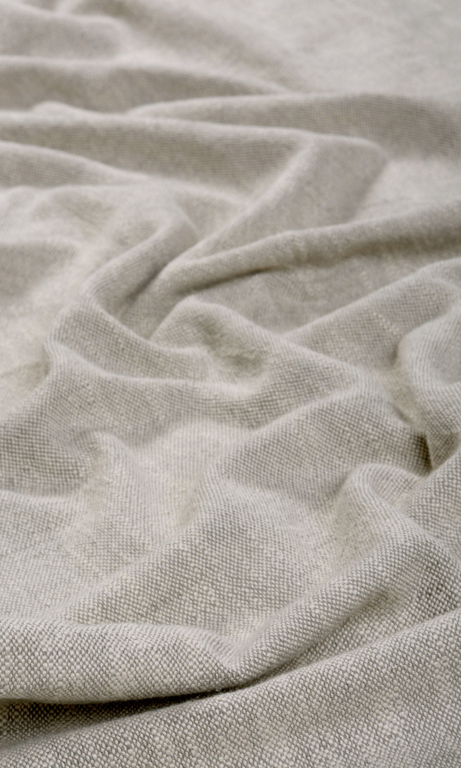 Plain Cotton Made-to-Measure Roman Blinds (Grey/ Beige)
