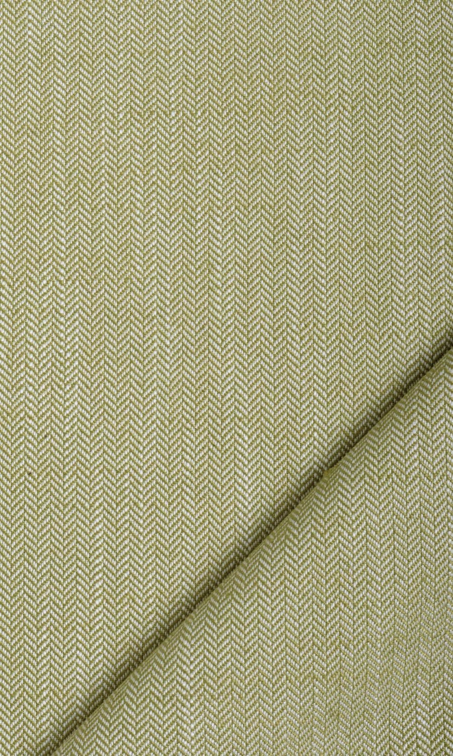 Herringbone Textured Flat, Plain, Fake, Faux, European Relaxed Roman Blinds (Olive Green)