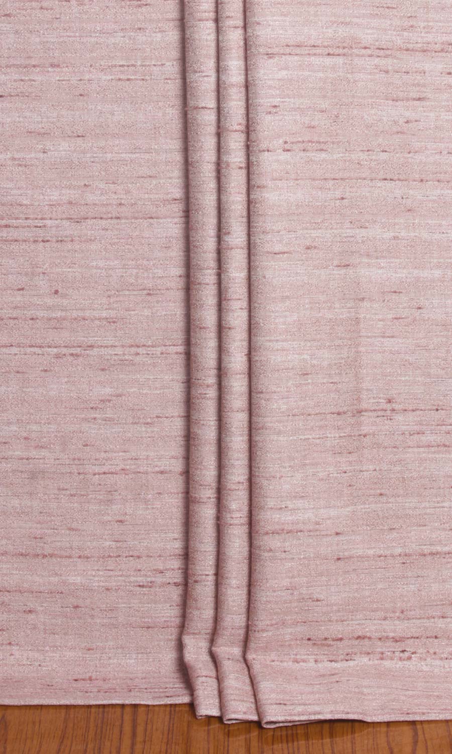 Faux Silk Textured Window Treatments Fabric By the Metre (Pastel Pink)