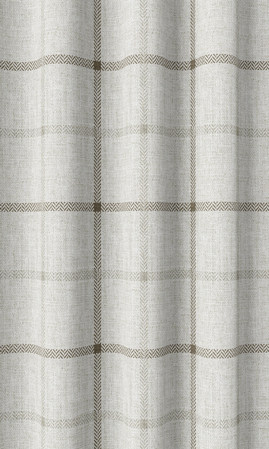 Modern Striped Print Home Décor Fabric By the Metre (White/ Beige)