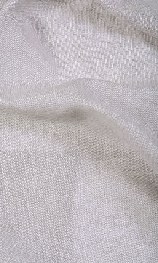 Linen Sheer Home Décor Fabric Sample (Ash Gray/ Abalone Gray)
