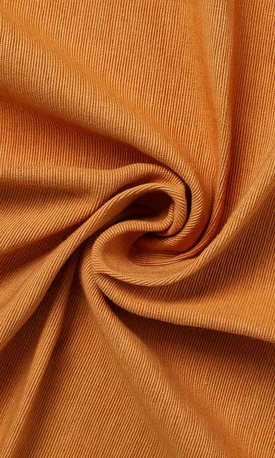 Cotton Shades (Ochre Orange) for Living, Bedroom, Kitchen, Bathroom