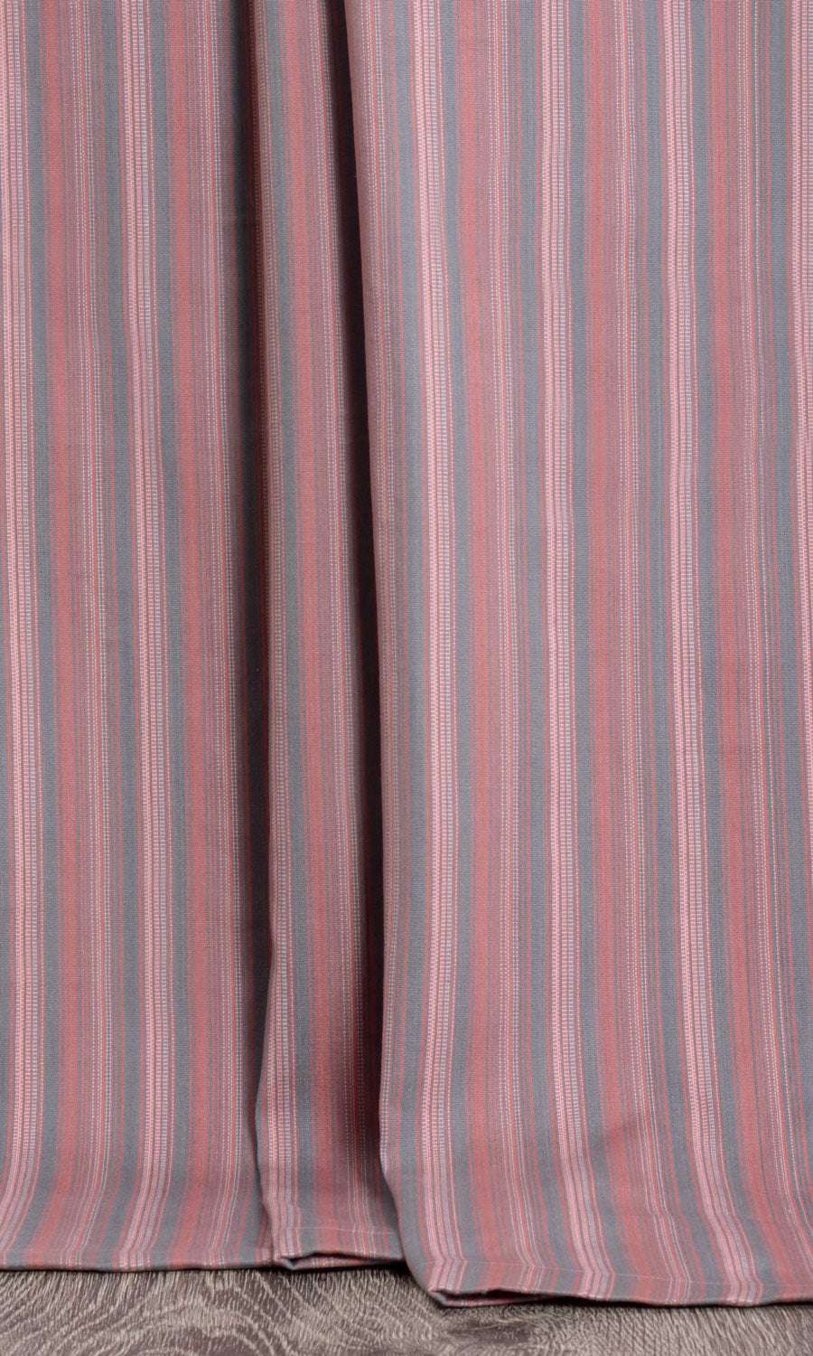Cotton Flat, Plain, Fake, Faux, European Relaxed Roman Blinds (Pink/ Grey)