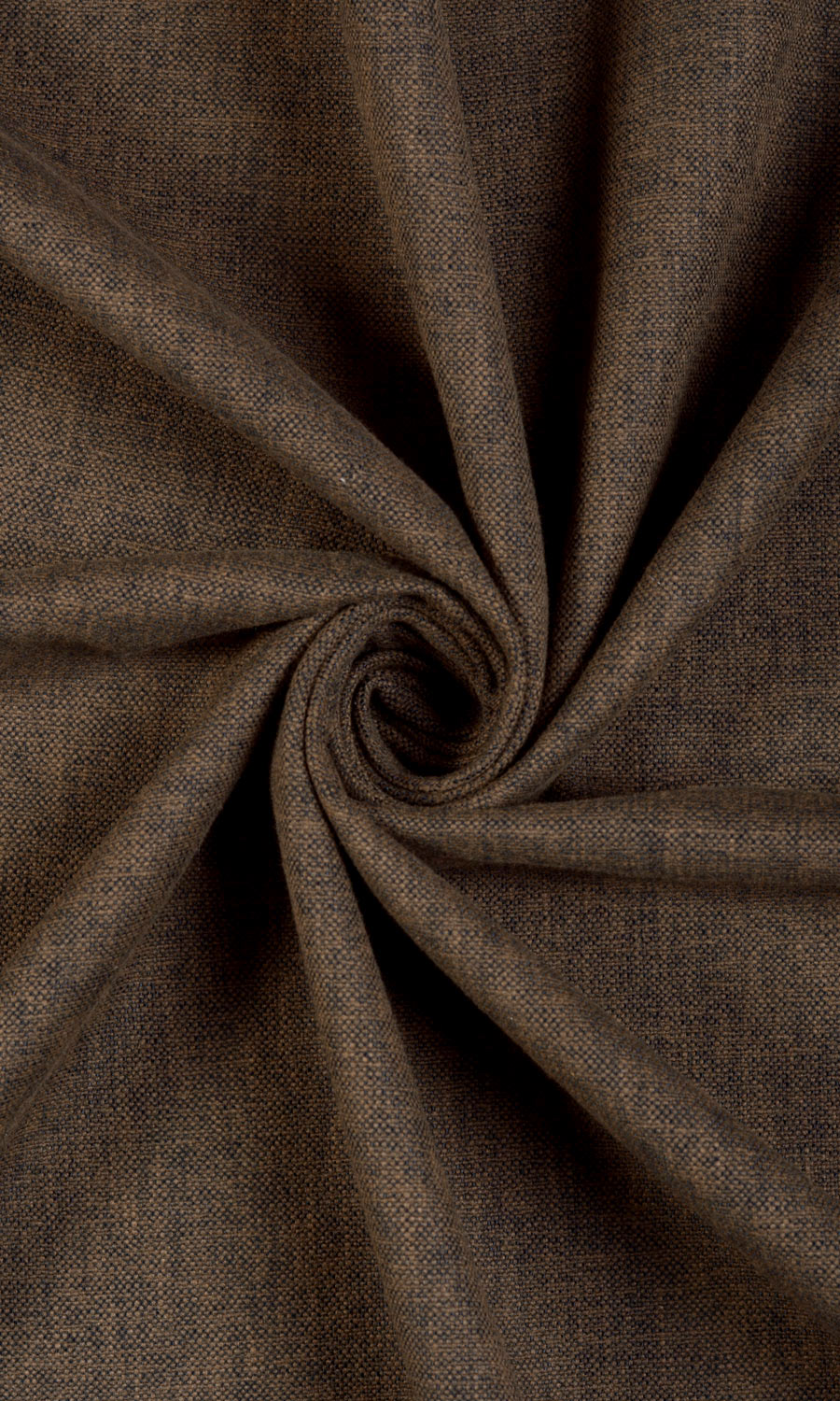 Poly-Linen Home Décor Fabric By the Metre (Umber Brown/ Cedar Brown)