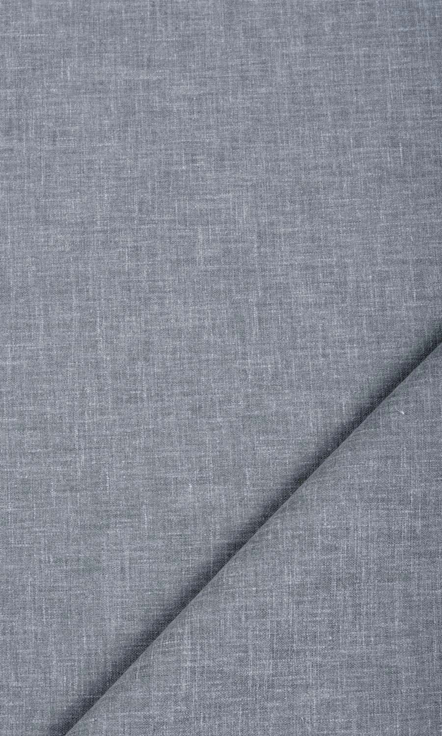 Linen Texture Flat, Plain, Fake, Faux, European Relaxed Roman Blinds (Steel Grey)
