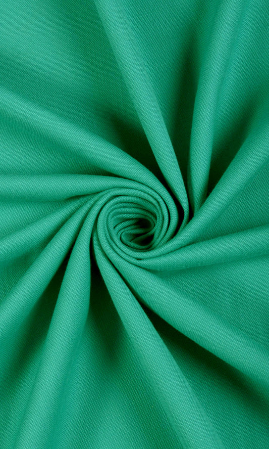 Poly-Cotton Home Décor Fabric Sample (Green)
