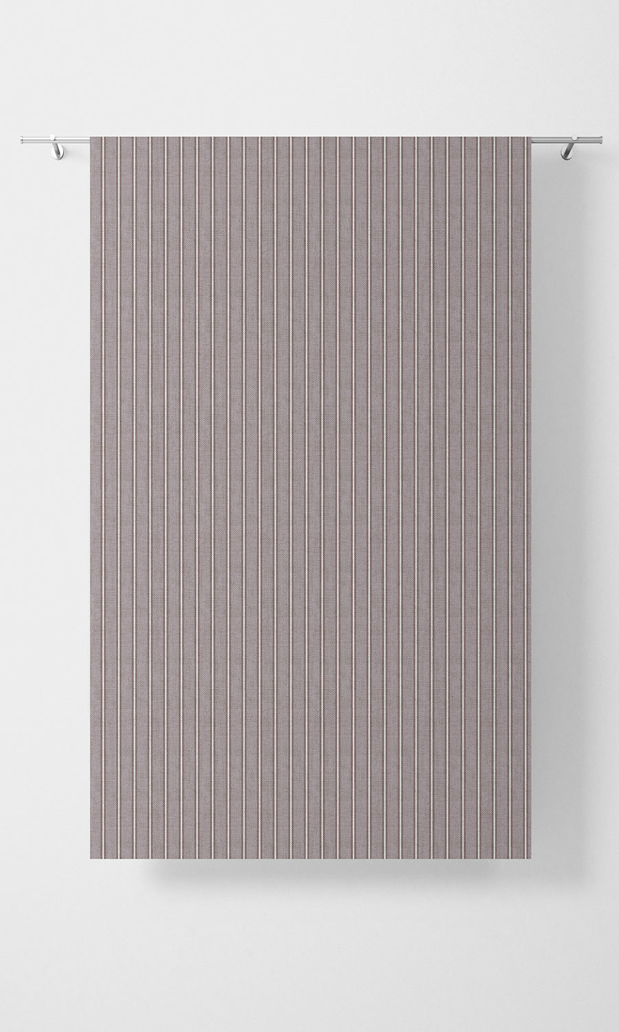 Modern Striped Free Fabric Material Sample (Plum Purple)