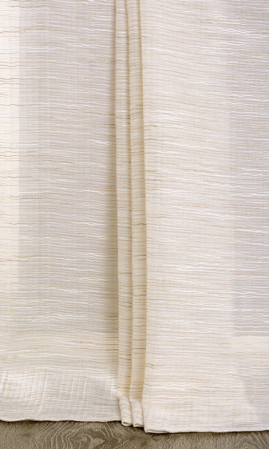 Sheer  Fabric Blinds (Warm Ivory) for Living, Bedroom, Kitchen, Bathroom