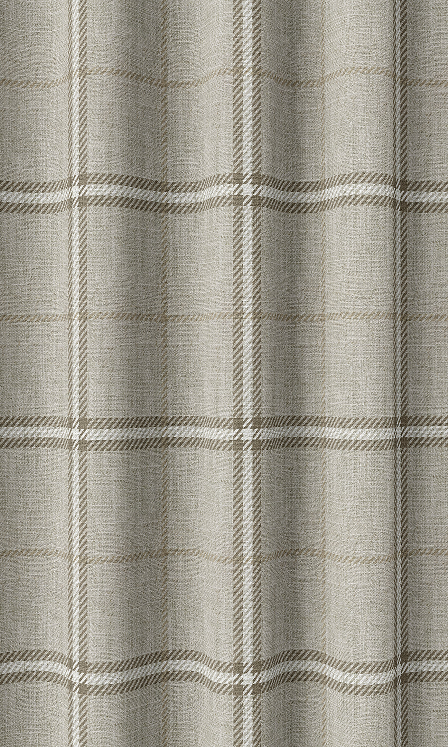 Striped Home Décor Fabric Sample (Warm Grey/ Beige)