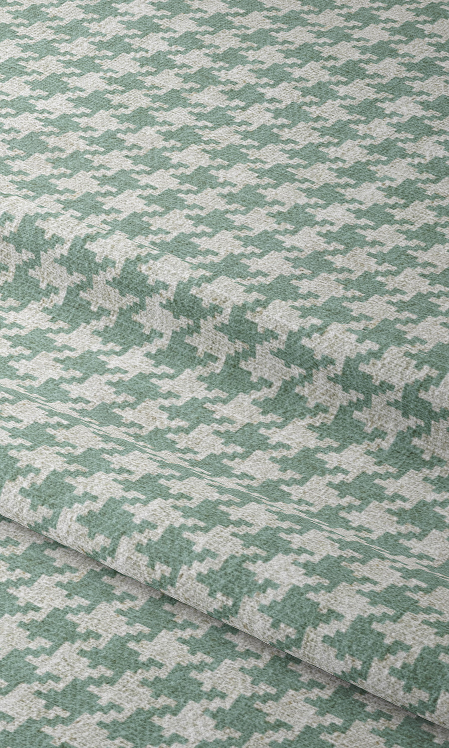 Houndstooth Print Shades (Blue/ White) for Living, Bedroom, Kitchen, Bathroom