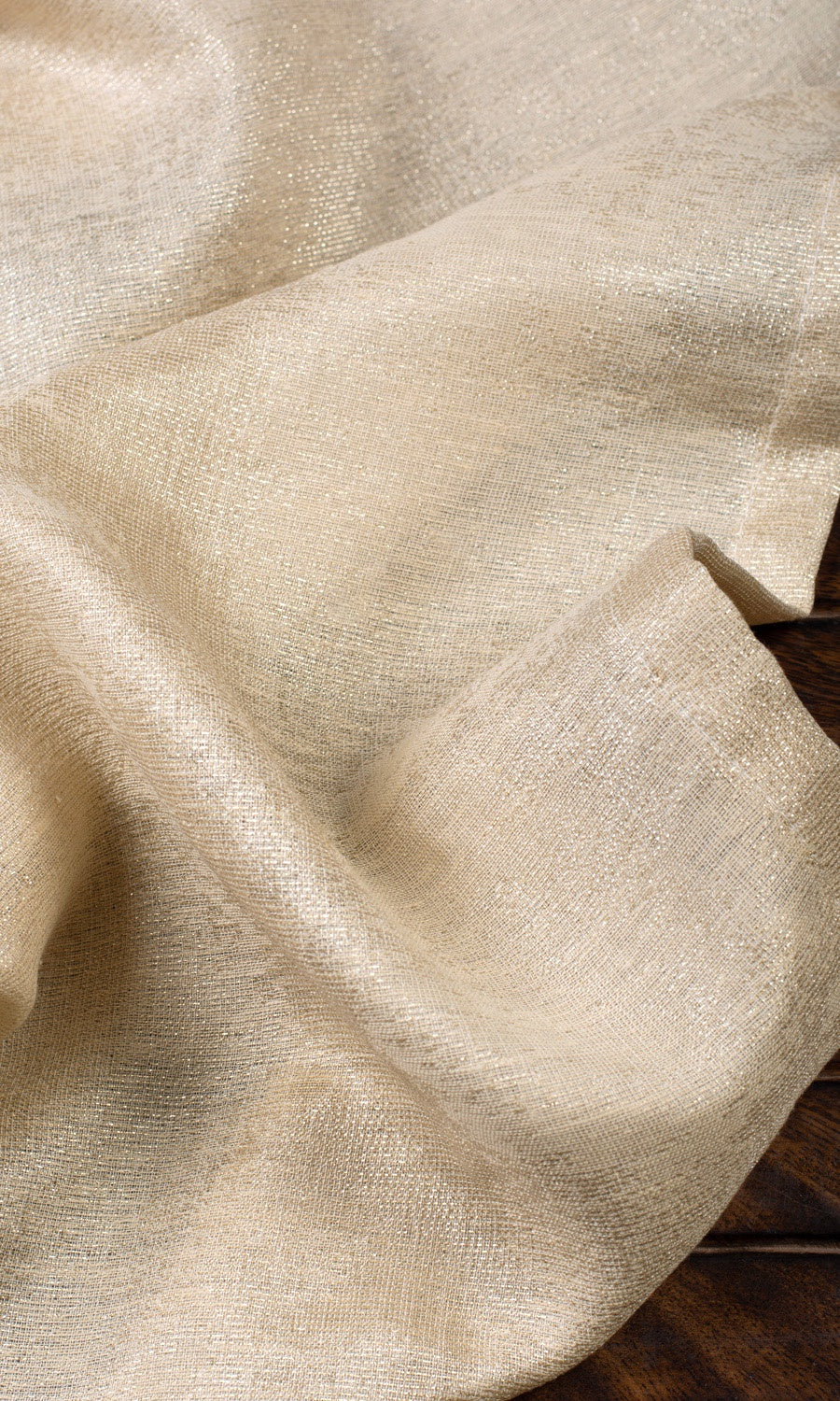 Plain Semi-Sheer Any Size Style Roman Blinds (Pale Beige)