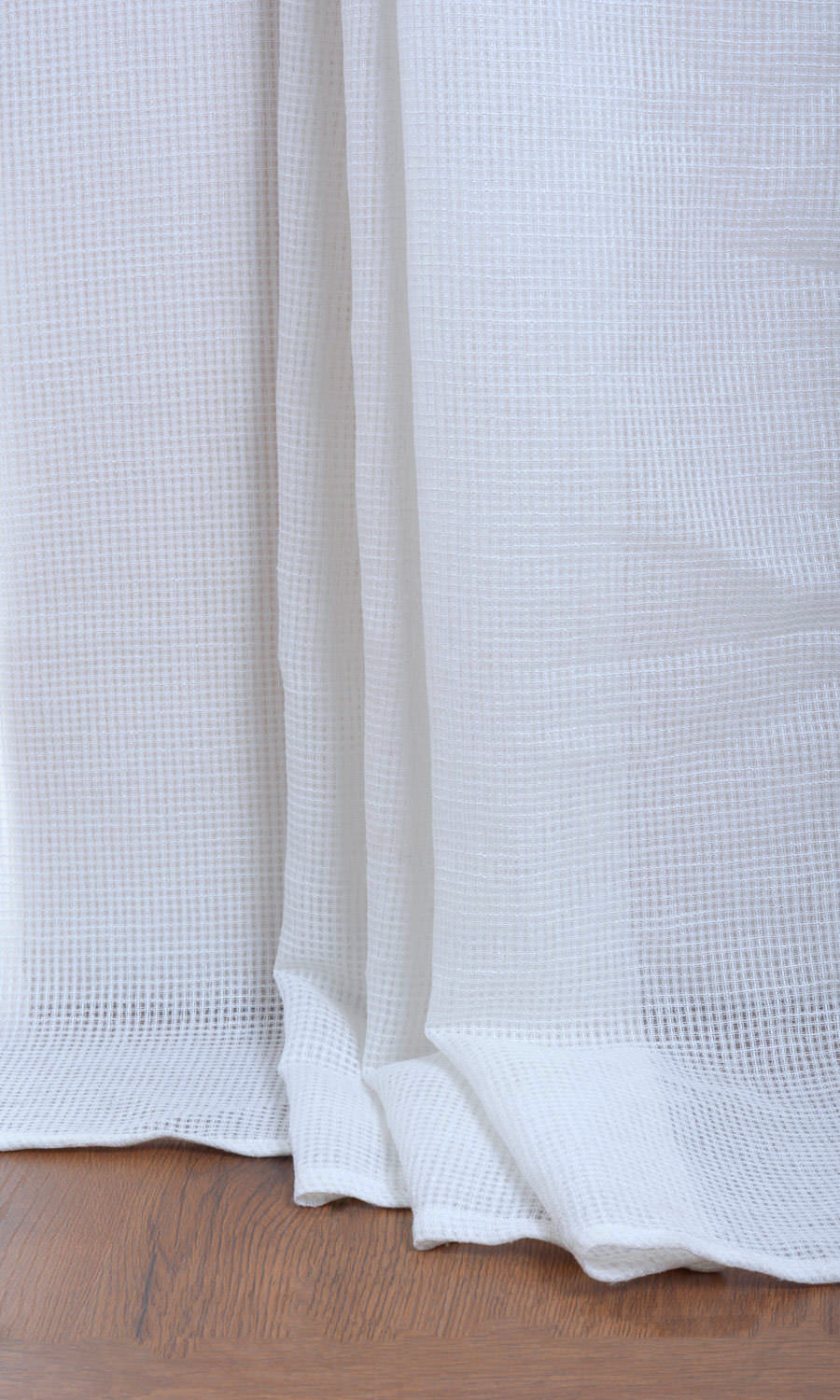 Check Weave Pure Sheer Blinds (White) for Living, Bedroom, Kitchen, Bathroom