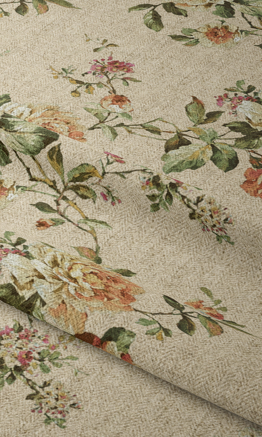 Modern Country Floral Shades (Yellow) Extra Long Short Wide