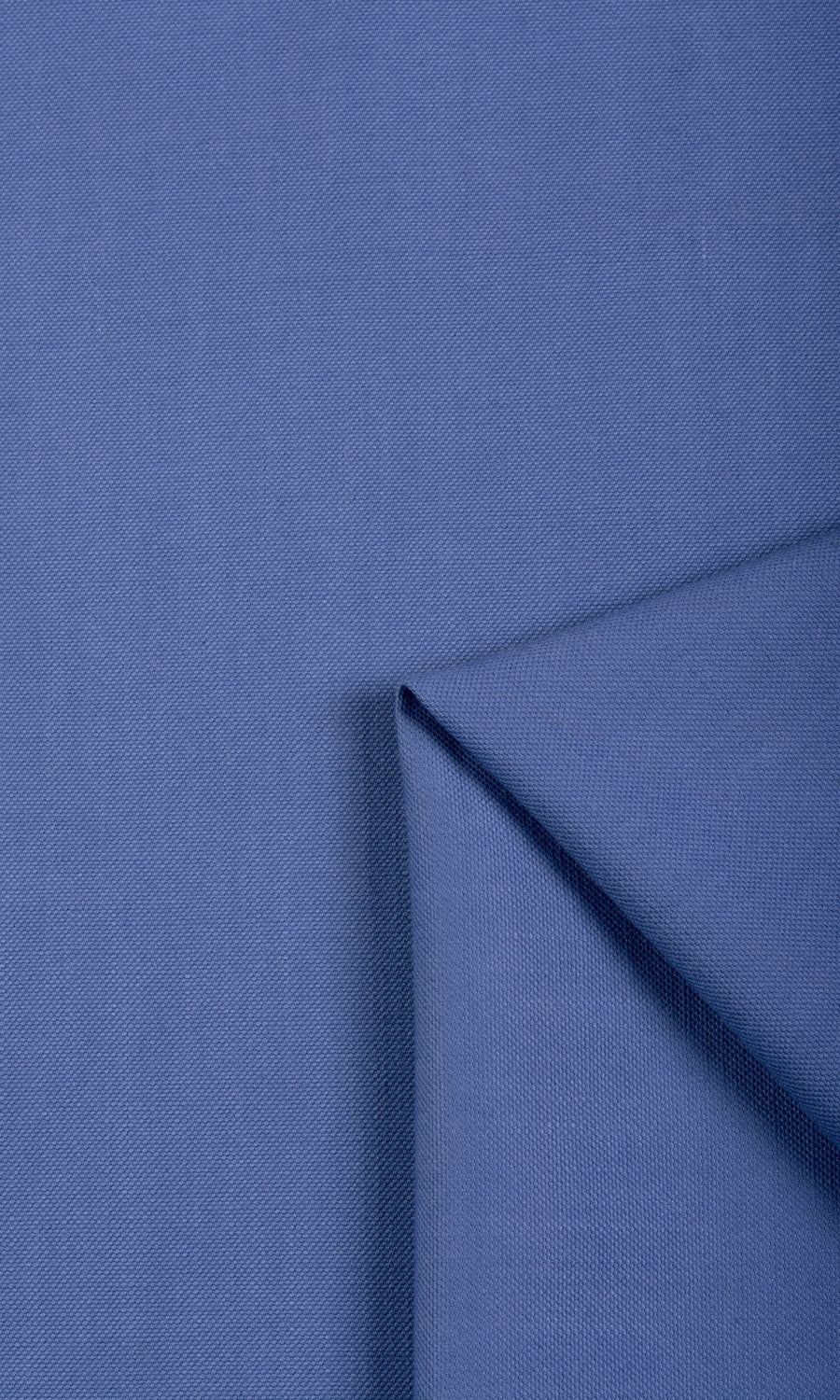 Cotton Blend Window Treatments Fabric Sample (Periwinkle Blue)