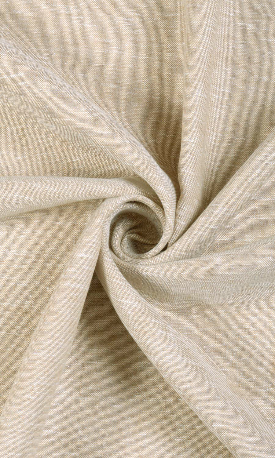 Sheer Linen Flat, Plain, Fake, Faux, European Relaxed Roman Blinds (Beige)