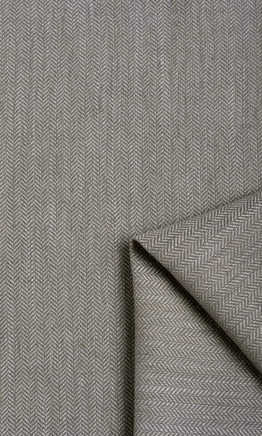 Herringbone Textured Shades (Deep Gray) Extra Long Short Wide