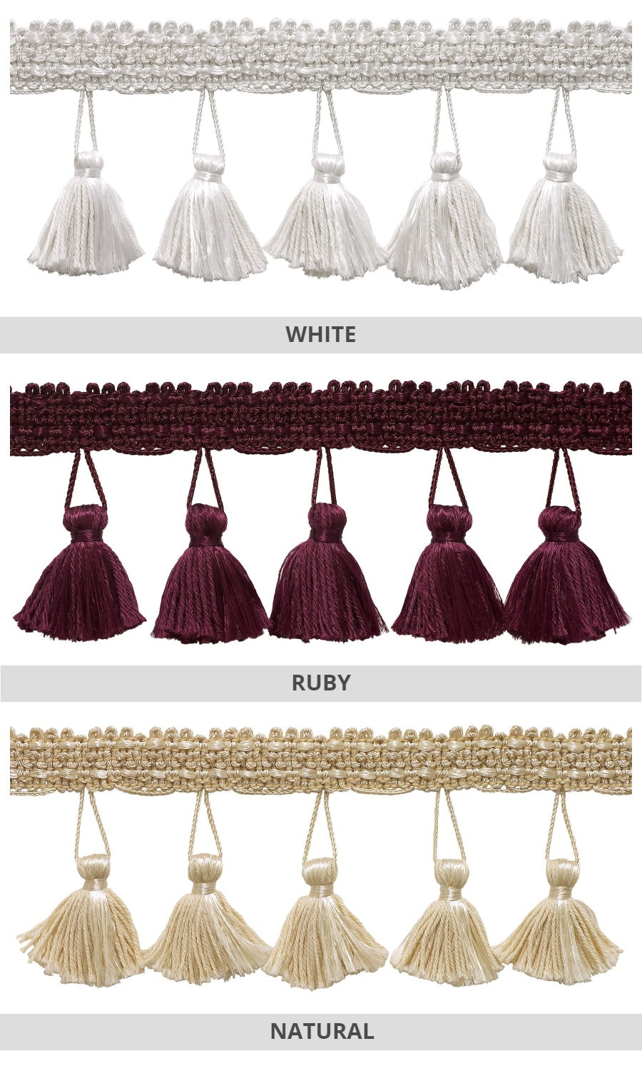 Tassel trims