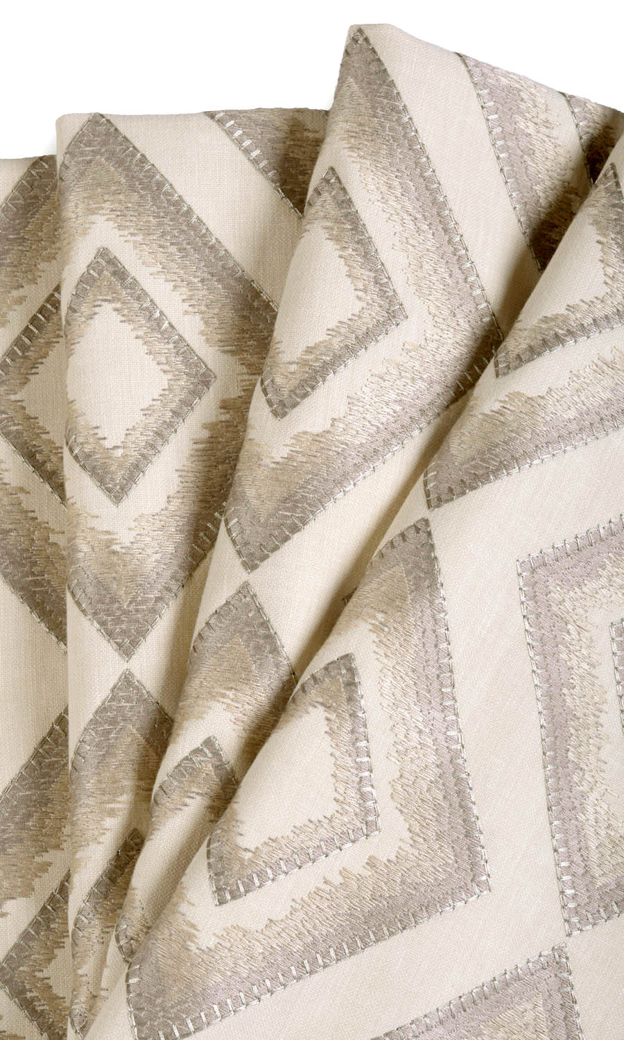 Diamond Patterned Flat, Plain, Fake, Faux, European Relaxed Roman Blinds (Beige/ Brown)