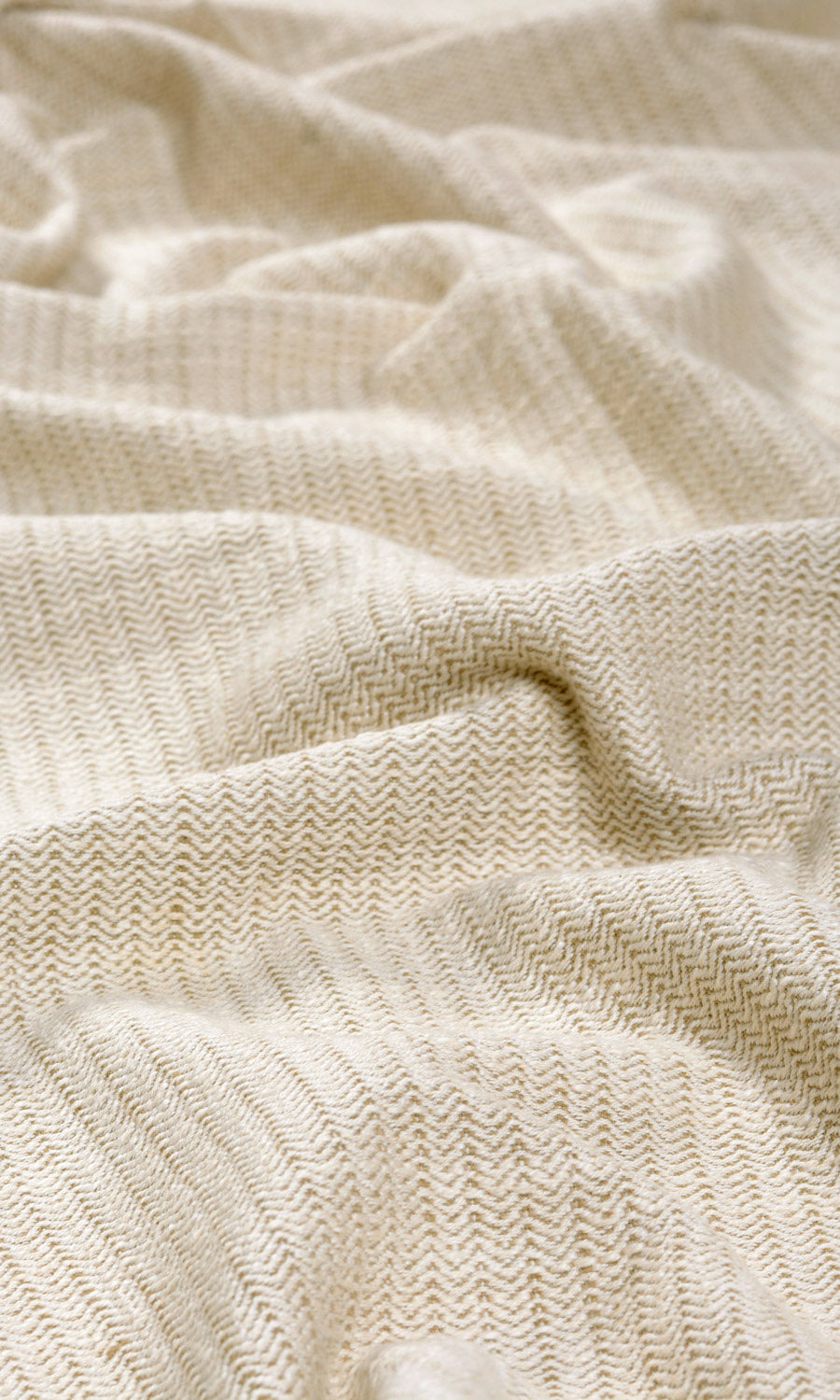 Textured Fabric By the Metre for Roman Blinds & Shades (Sepia Beige/ Off White)
