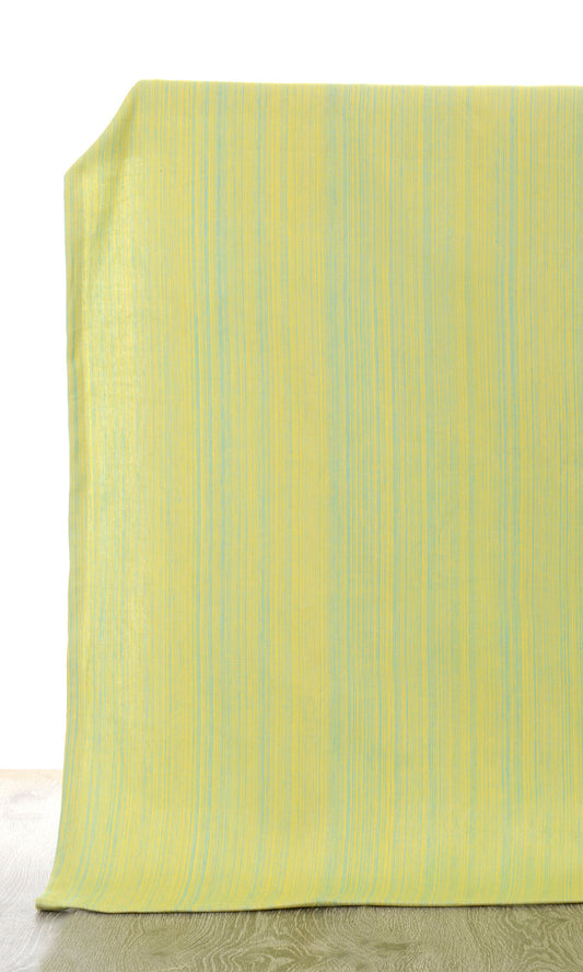 Cotton Home Décor Fabric Sample (Yellow/ Light Green)