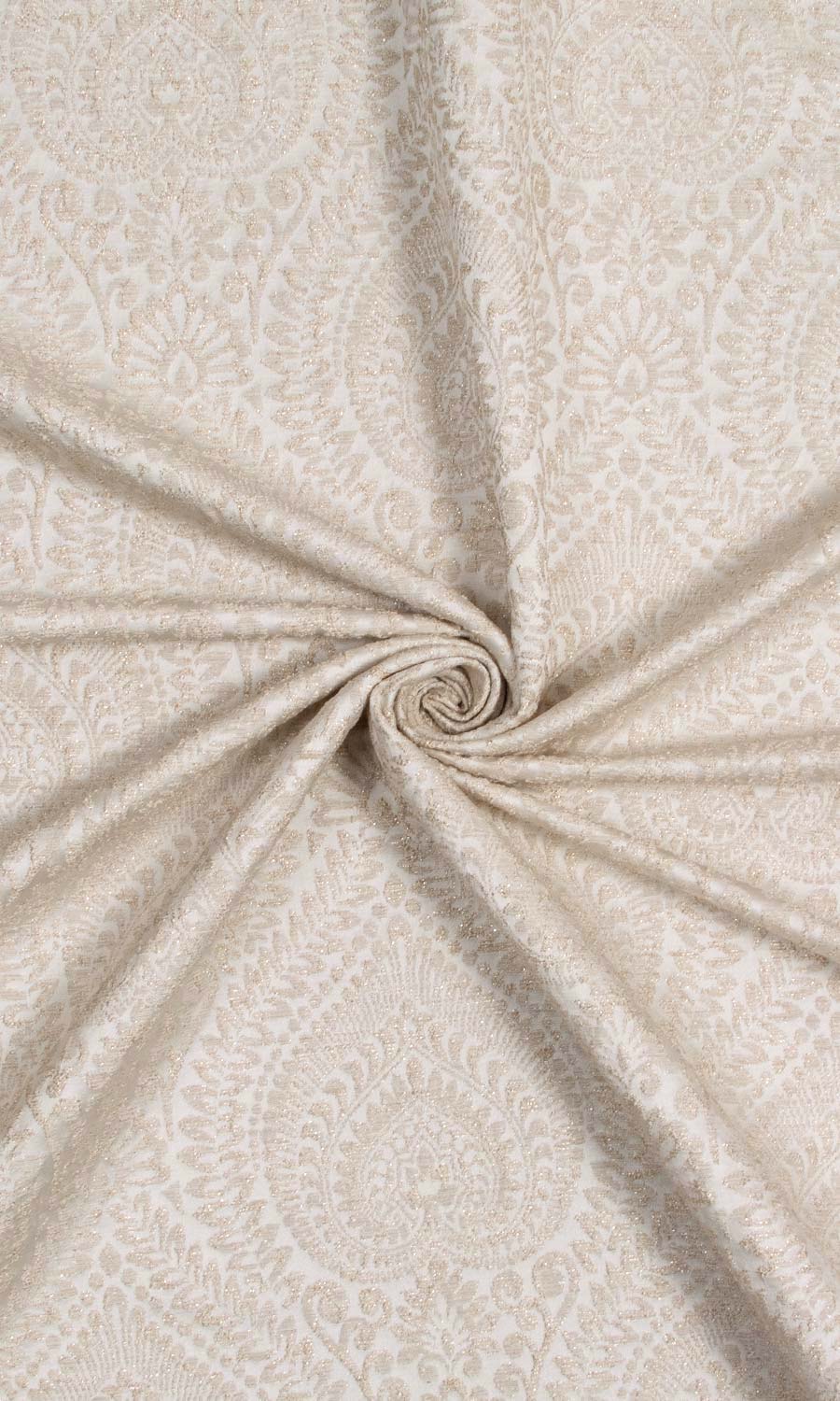 Textured Floral Roman Blinds & Window Shades (Cream/ Beige)