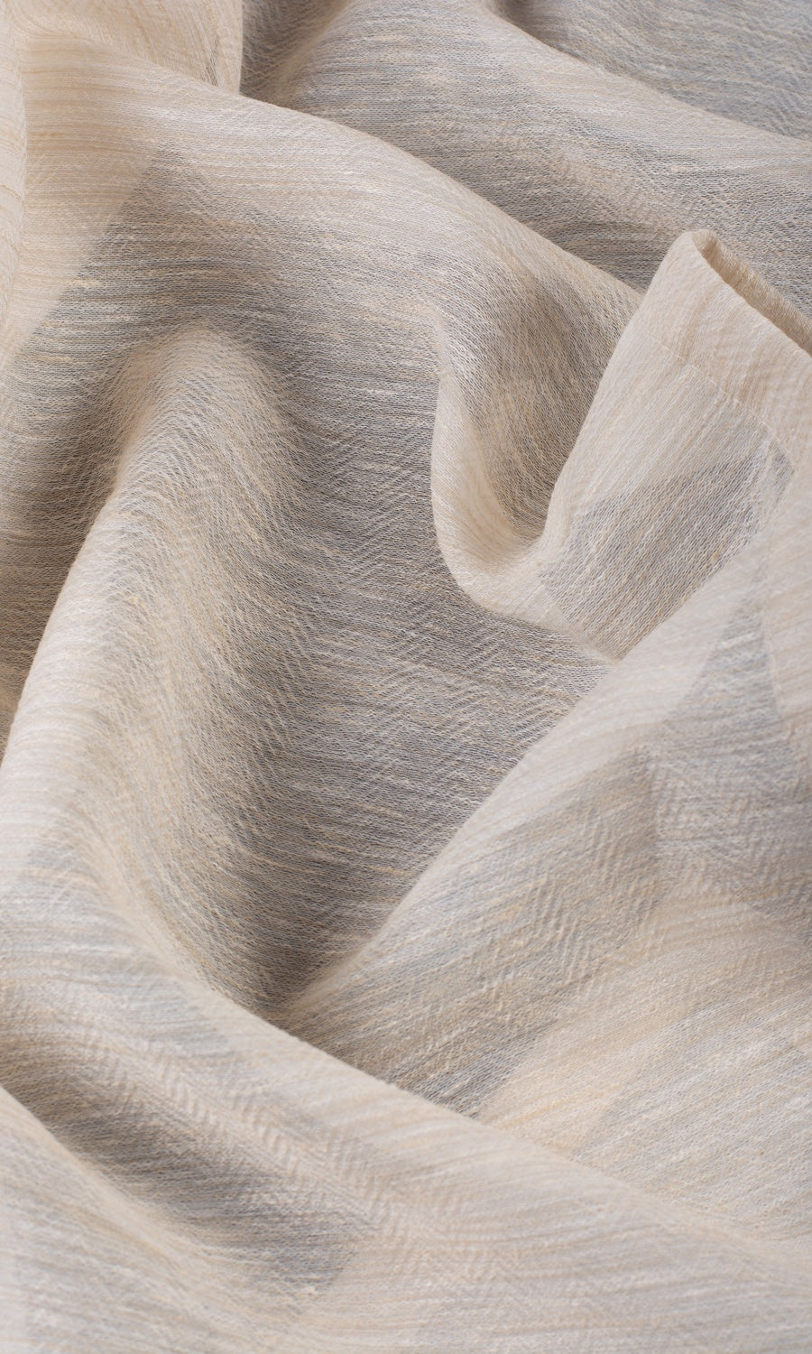 Sheer Fabric Blinds (Pale Beige) Extra Long Short Wide