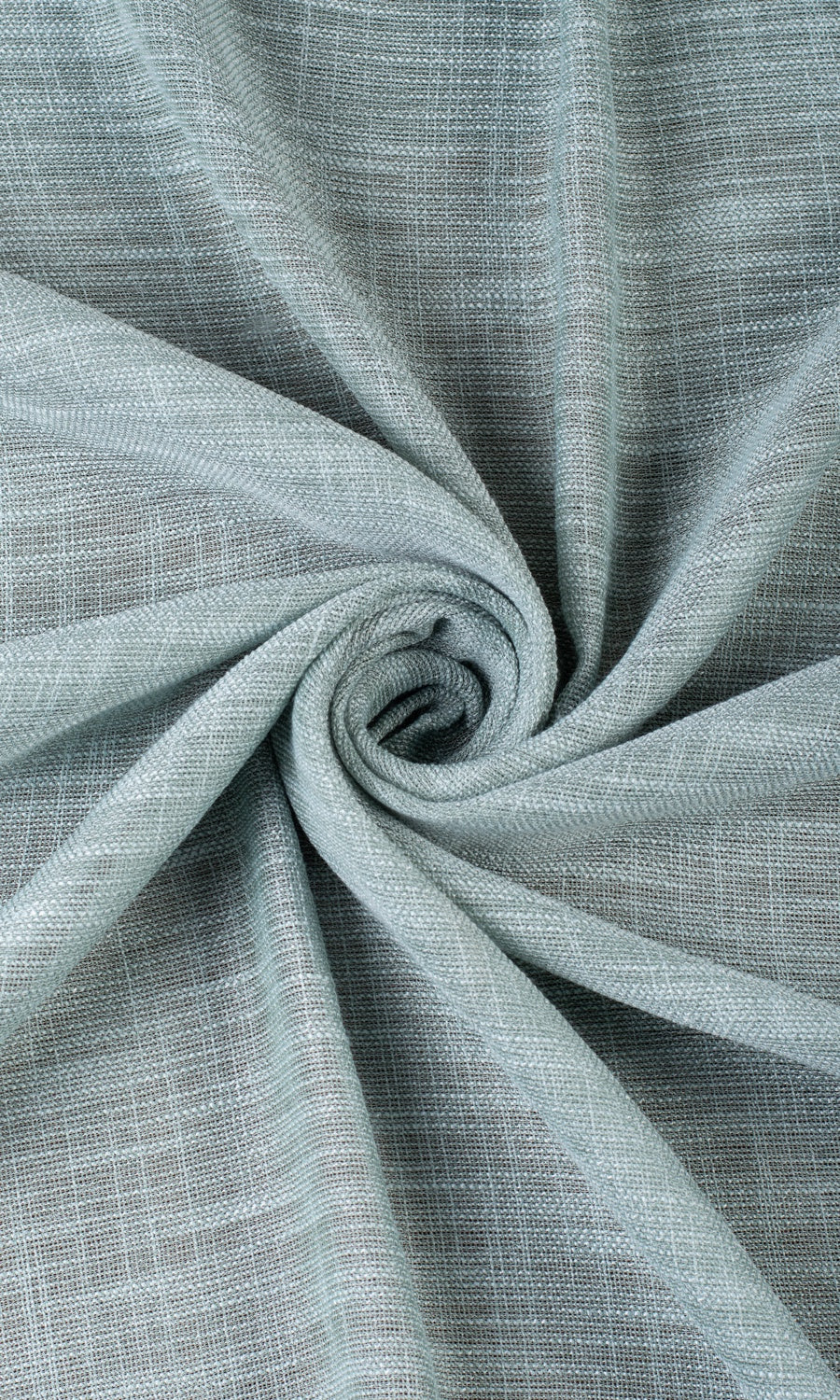Textured Sheer Flat, Plain, Fake, Faux, European Relaxed Roman Blinds (Cambridge Blue)