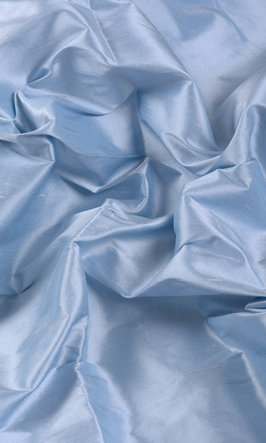 Shantung Silk Window Treatments Fabric By the Metre (Steel Blue)