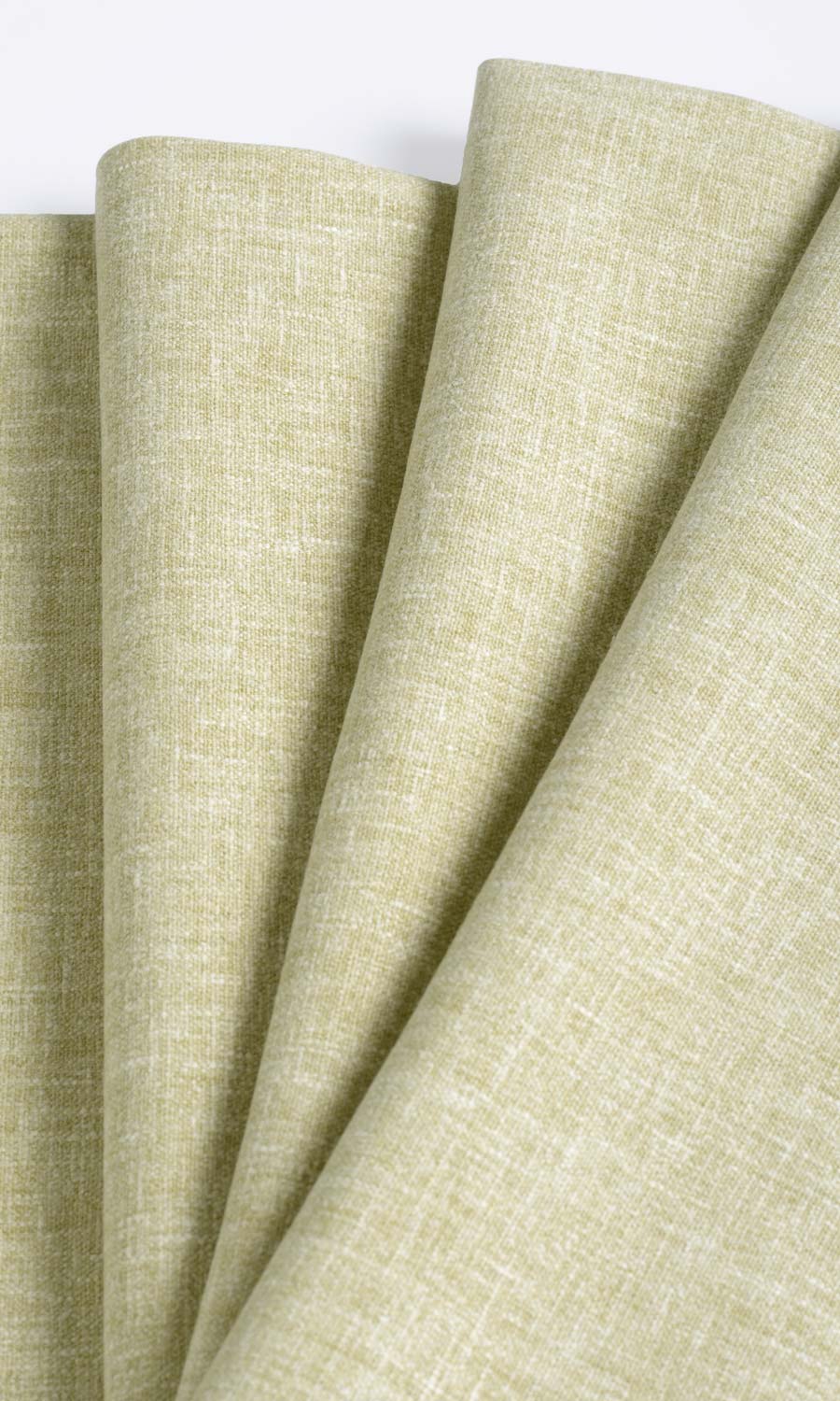 Poly-Cotton Blend Roman Blinds (Pale Green) for Living, Bedroom, Kitchen, Bathroom