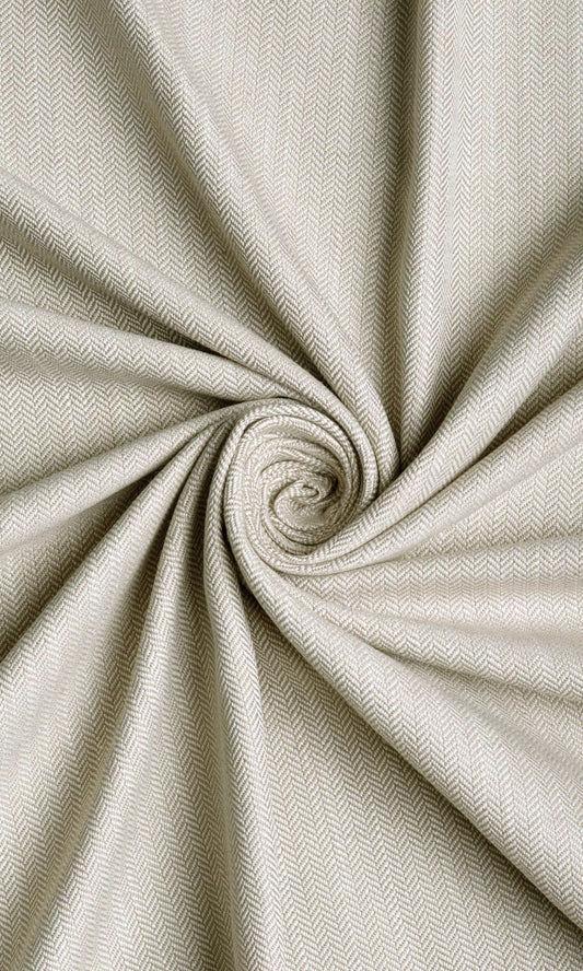 Herringbone Textured Roman Blinds (Soft Gray)