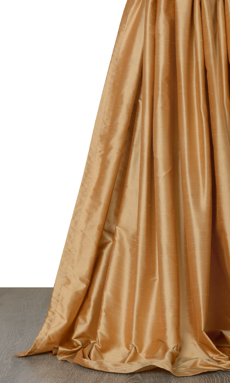 Shantung Silk Roman Blinds (Mustard Gold) for Living, Bedroom, Kitchen, Bathroom