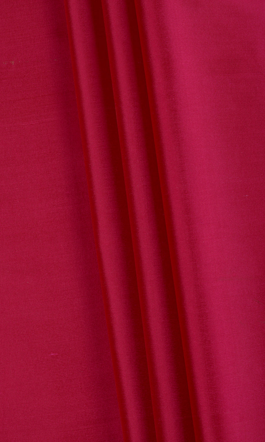 Shantung Silk Fabric By the Metre for Roman Blinds & Shades (Ruby Pink)