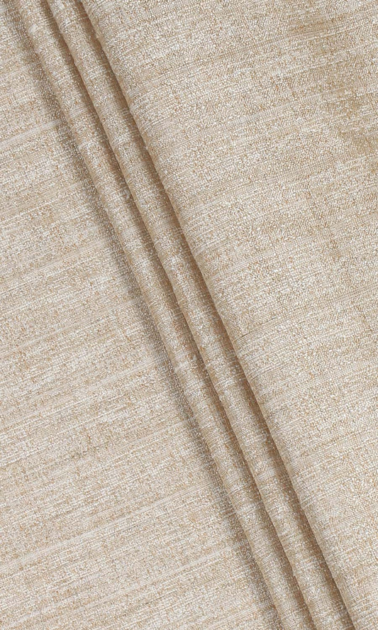 Faux Silk Textured Home Décor Fabric Sample (Pale Beige)