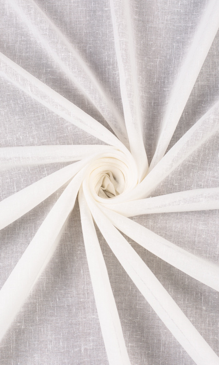 Plain Sheer Roman Shades (Cream)